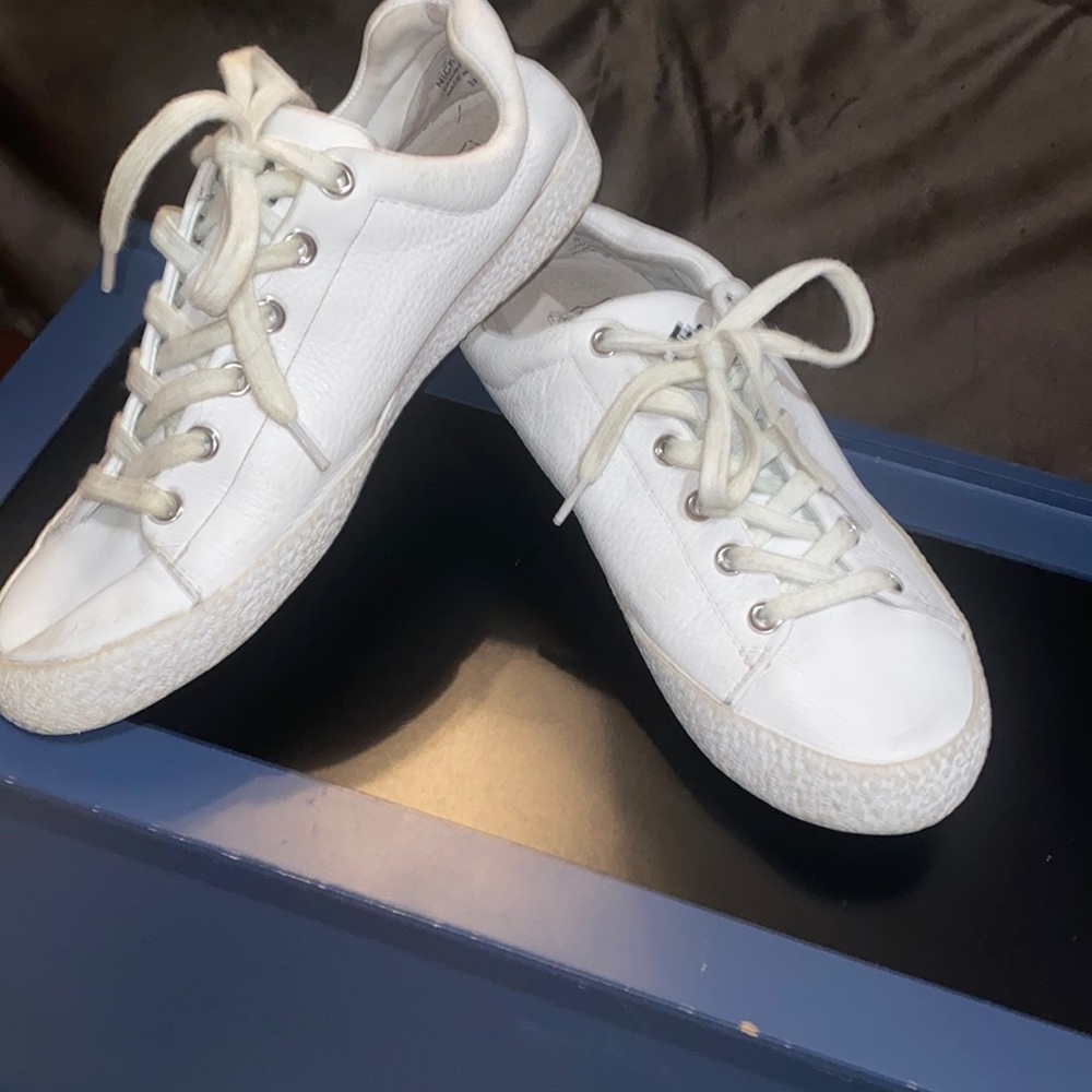 Ash white leather sneakers sz 38